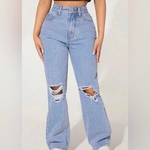 shein petite mom jeans